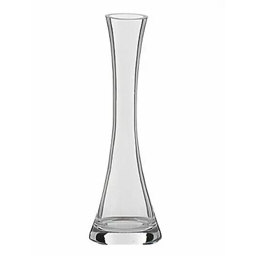 Vase soliflore en verre transparent Monofiore 40 cm de hauteur pour compositions florales professionnelles
