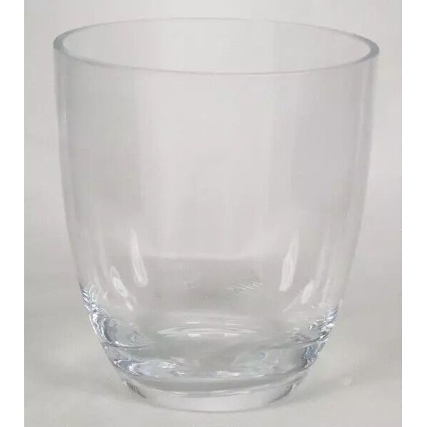 Vase en verre transparent épais FLORAN BV diamètre 18,5 cm hauteur 22 cm pour compositions florales professionnelles