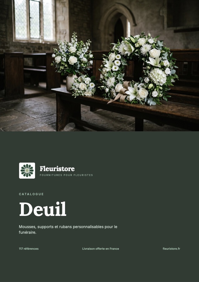 Couverture du catalogue Deuil de Fleuristore