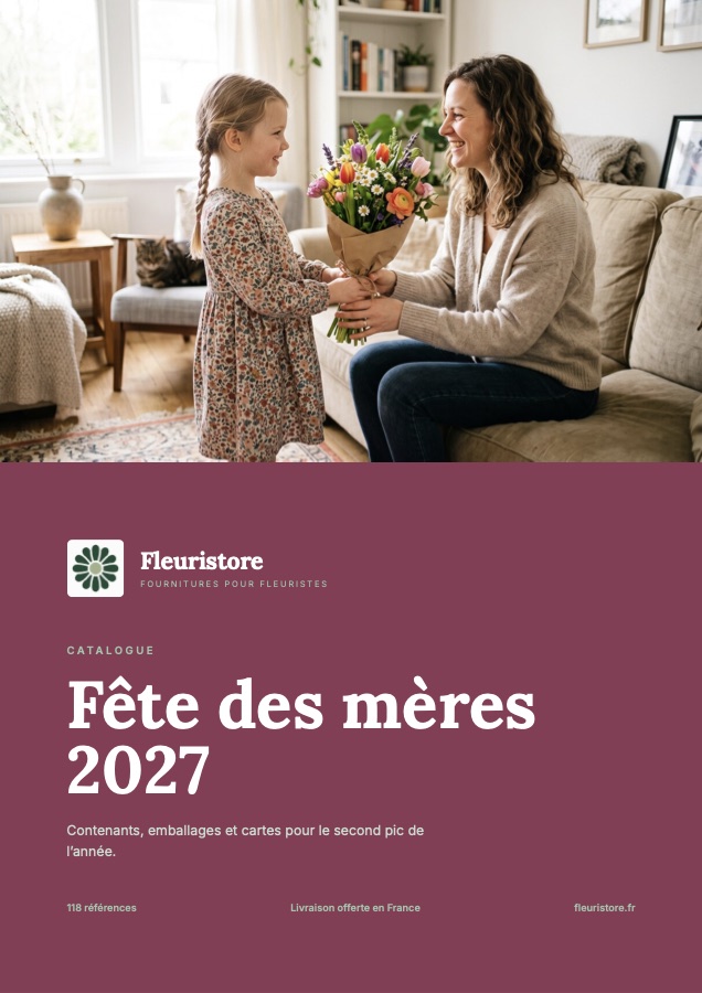 Couverture du catalogue Fête des mères 2027 de Fleuristore