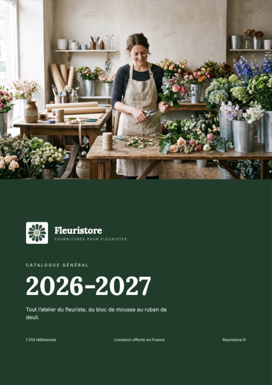 Couverture du catalogue général Fleuristore 2026-2027