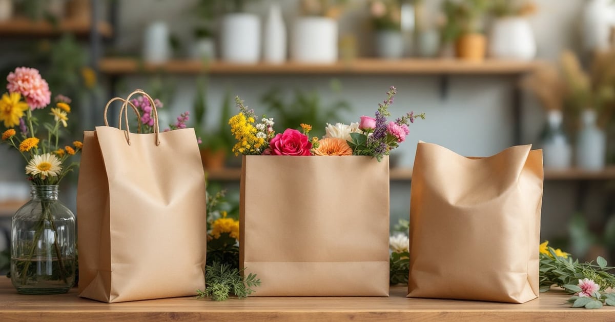 Emballage fleuriste écologique en boutique – alternatives durables pour fleuristes responsables