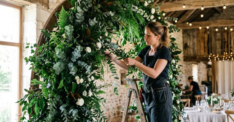 Composer avec du feuillage : structurer et alléger une composition - feuillage fleuriste