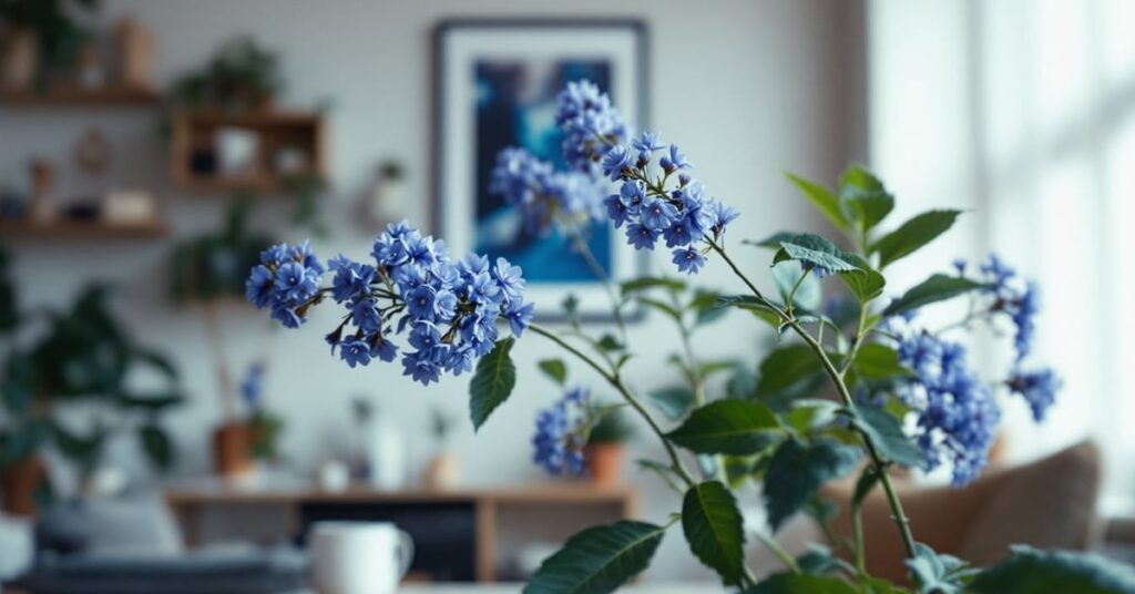 Rose bleue aux pétales veloutés symbolisant le mystère et l'inaccessible – rose bleue signification