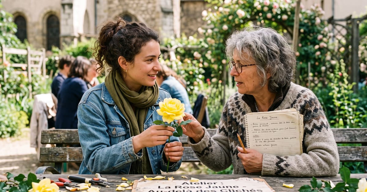 Rose jaune épanouie aux pétales lumineux, symbole d'amitié et de joie partagées