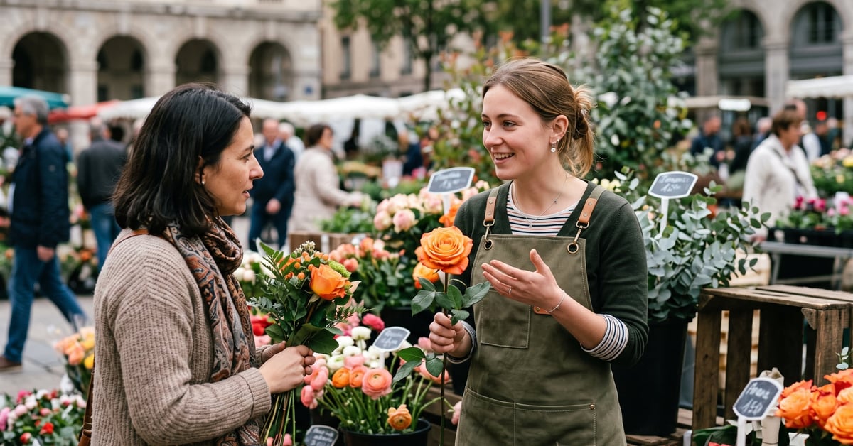 Rose orange en gros plan, symbole de passion douce et de gratitude – signification de la rose orange