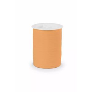 Bobine de bolduc mat abricot 10 mm pour fermer les bouquets emballés de fleuriste