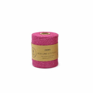 Bobine de ficelle de jute fuchsia pour lier bouquets et emballages de fleuriste