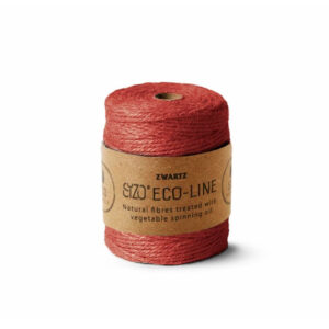 Bobine de ficelle de jute rouge pour emballages de Noël et bouquets de fleuriste