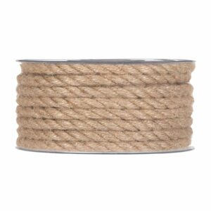 Bobine de corde de jute torsadée naturelle pour décor de mariage champêtre