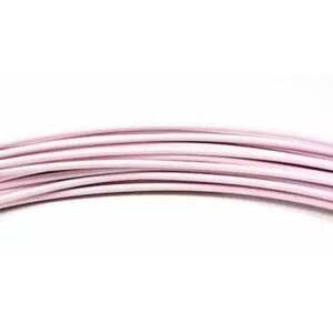 Fil aluminium rose pastel de 2 mm en bobine pour décors de mariage et compositions de fleuriste