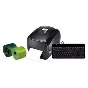 Imprimante noire pour rubans de deuil avec clavier et rouleaux de film, matériel de fleuriste funéraire