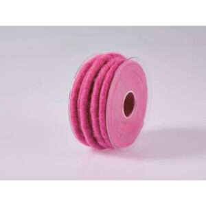 Bobine de laine de mouton armée fuchsia 9 mm pour décors de mariage et compositions florales