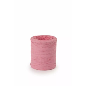 Bobine de raphia rose clair pour lier bouquets et emballages de fleuriste