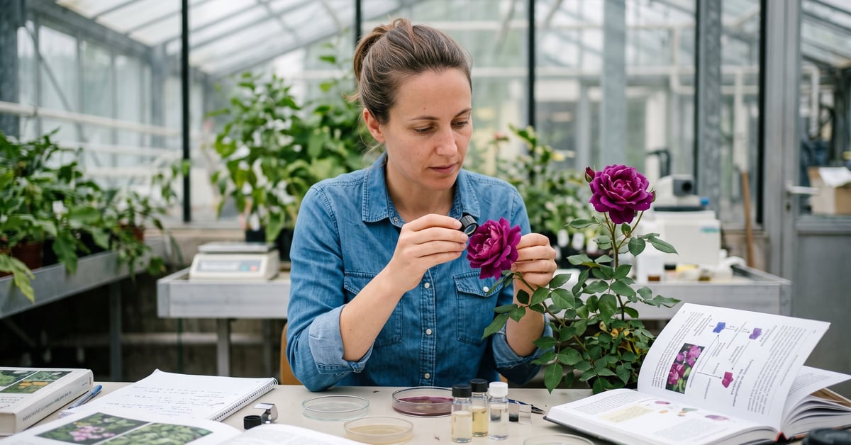 Rose bleue aux pétales d'un bleu profond et rare, symbole de l'impossible en horticulture
