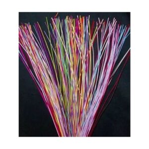 Brins de rotin rond teinté pour structures légères et décors pastel de fleuriste