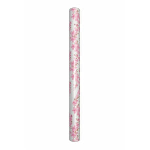 Rouleau de film bulle blanc imprimé de fleurs roses pour emballage de bouquets de printemps