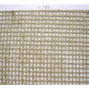 Rouleau de toile de jute naturelle à mailles ajourées pour habillage de pots et décor de fleuriste