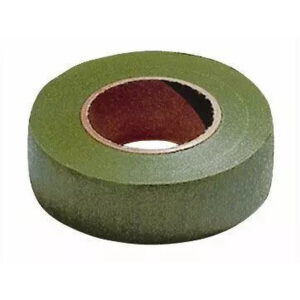 Rouleau de ruban adhésif floral vert olive pour fixer fils et tiges en atelier de fleuriste