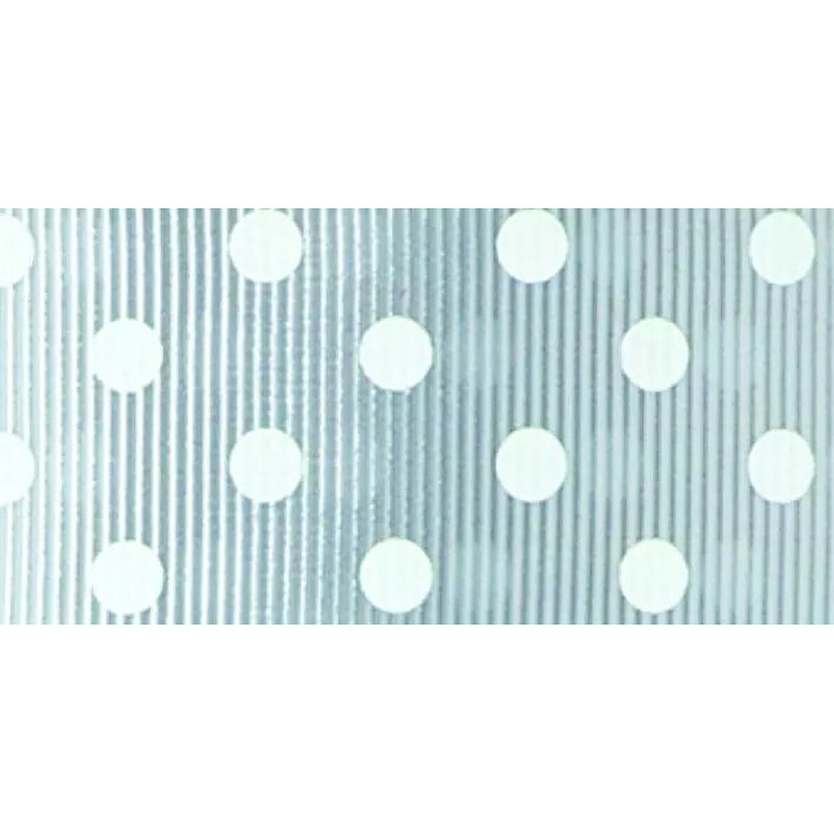 Ruban gros-grain gris à pois blancs pour nœuds de bouquets et emballages de fleuriste