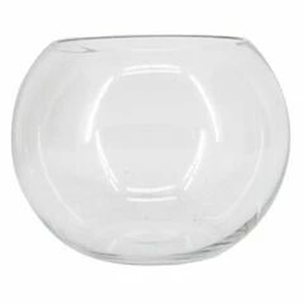 Vase boule en verre transparent D11 H12 cm pour centres de table et compositions de fleuriste